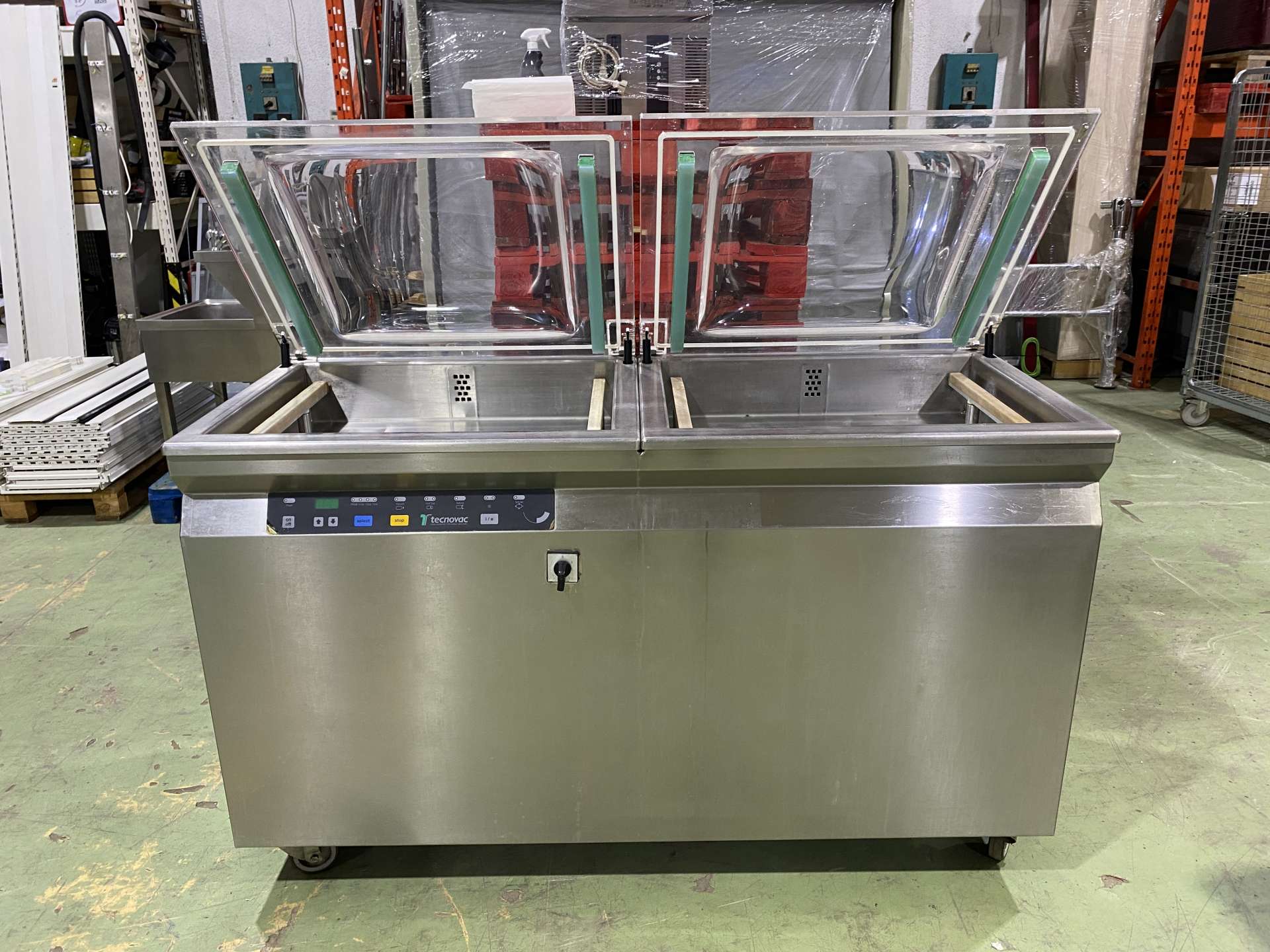 Duplakamrás Tecnovac vákuumozó ( vákumozó)