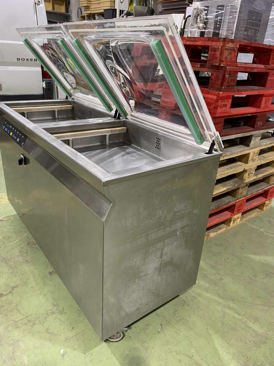 Duplakamrás Tecnovac vákuumozó ( vákumozó) – termékfotó hátulról