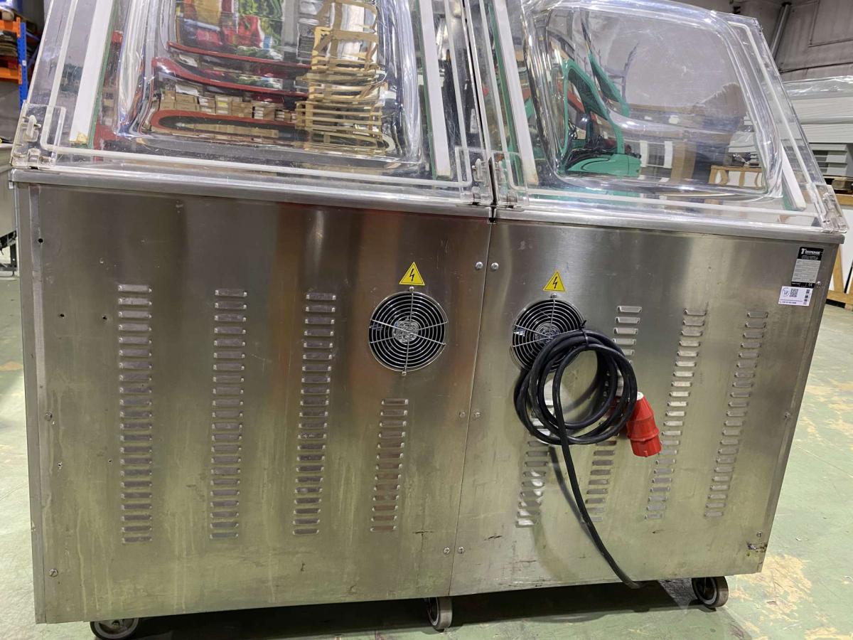 Duplakamrás Tecnovac vákuumozó ( vákumozó) – termékfotó felülnézet