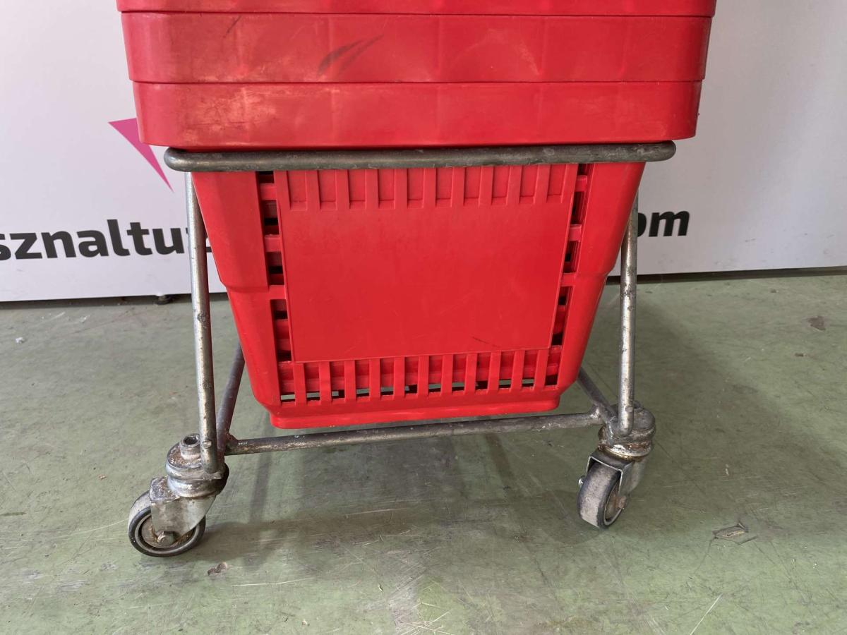 Gurulós kosártartó – termékfotó hátulról