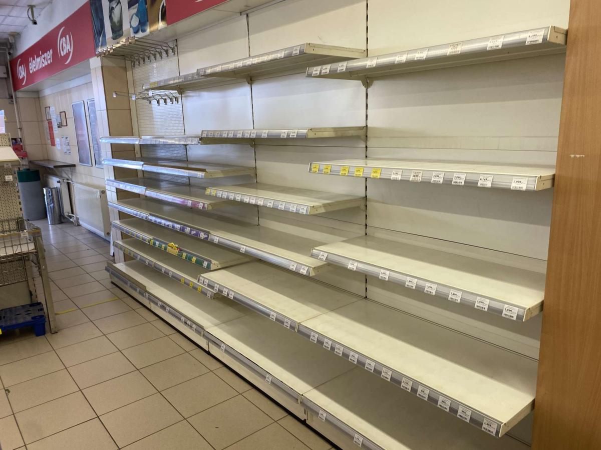 Tegometall faliregál, gondola – termékfotó bal oldalról