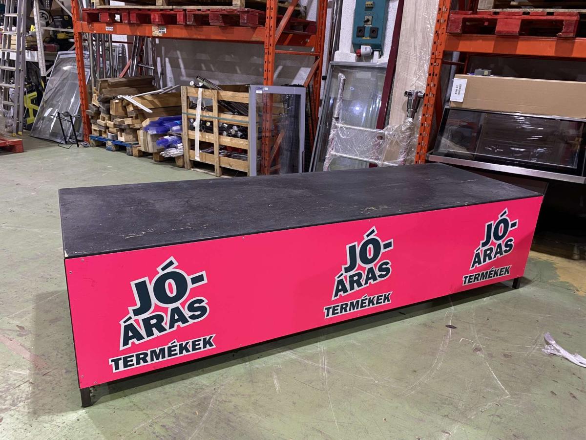 Akciós kihelyezés, sziget – termékfotó elölnézet