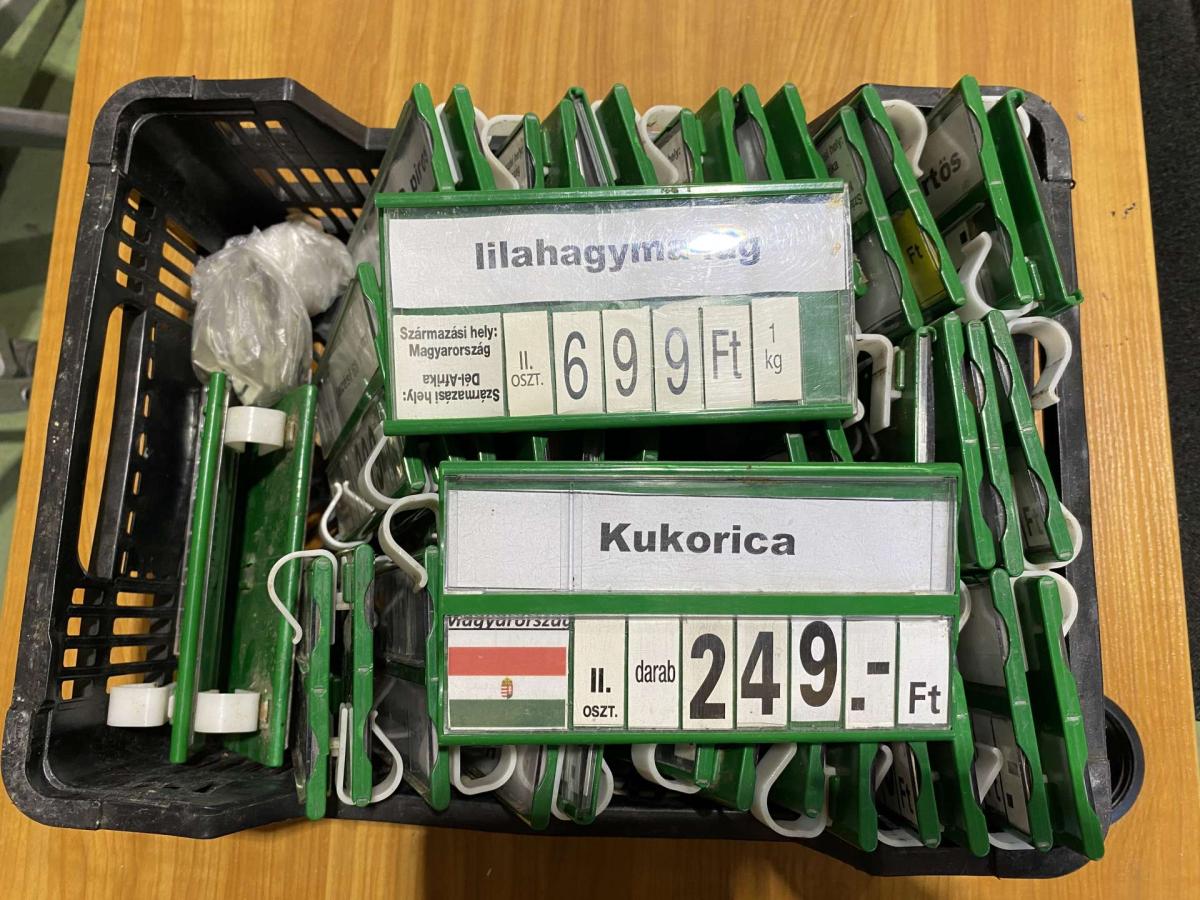 Zöldséges árkazetta zöld – termékfotó elölnézet