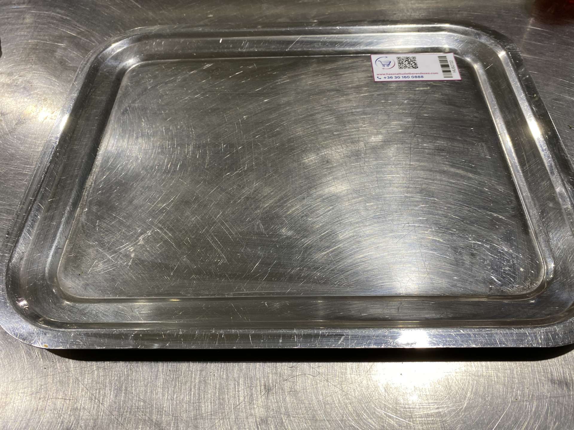 Rozsdamentes tálca 41*32,5*2 cm