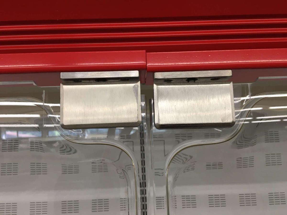 Fali ajtós hűtőregál- hűtőbútor, 2,5 méter – termékfotó hátulról