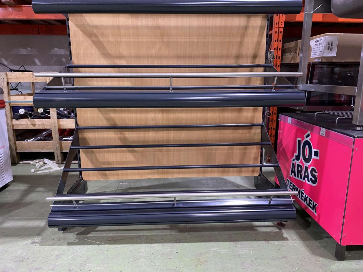 Zöldséges regál, Tegometall – termékfotó hátulról