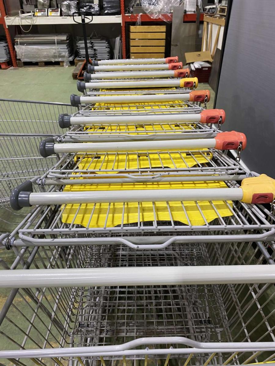 Bevásárlókocsi Caddie 180 BXM literes szürke – termékfotó csomagolás