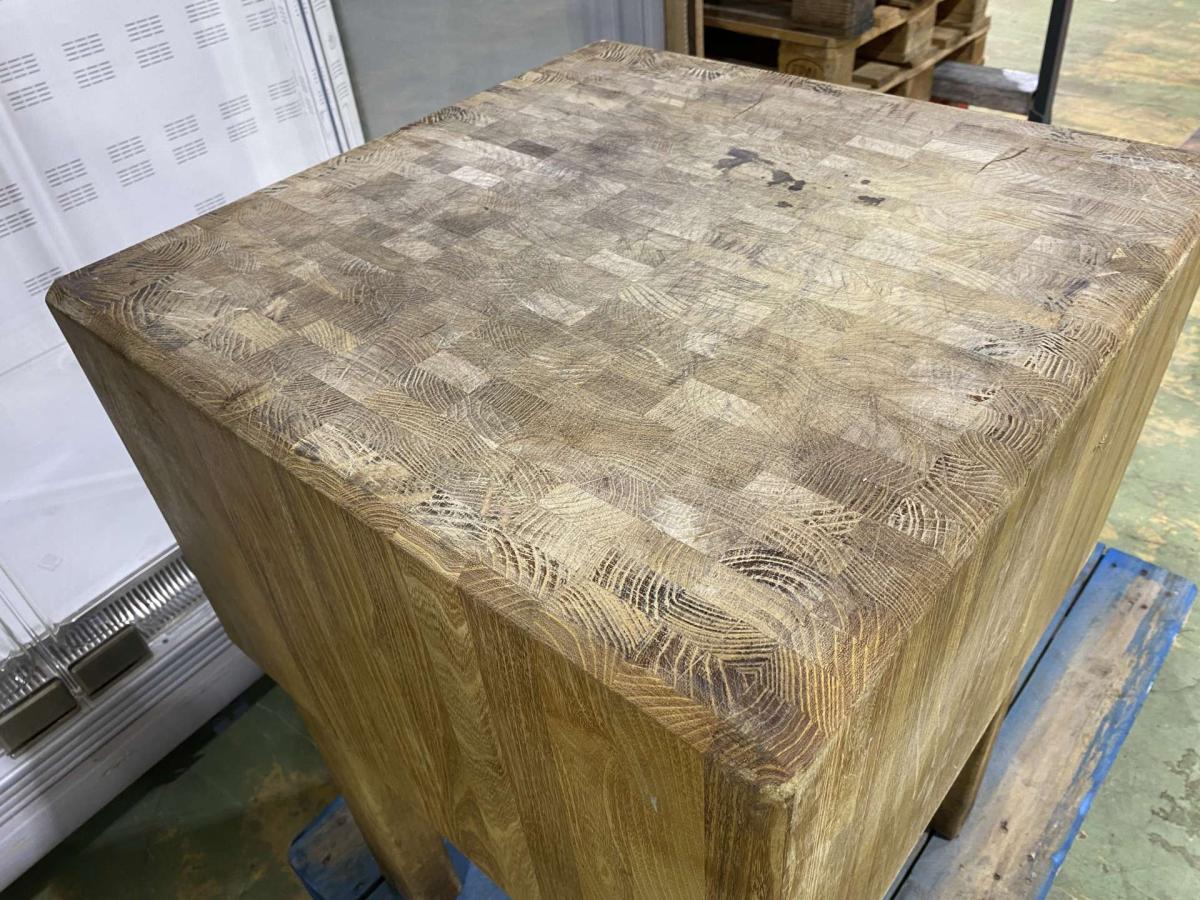 Hústőke, rakott tölgy – termékfotó alulnézet