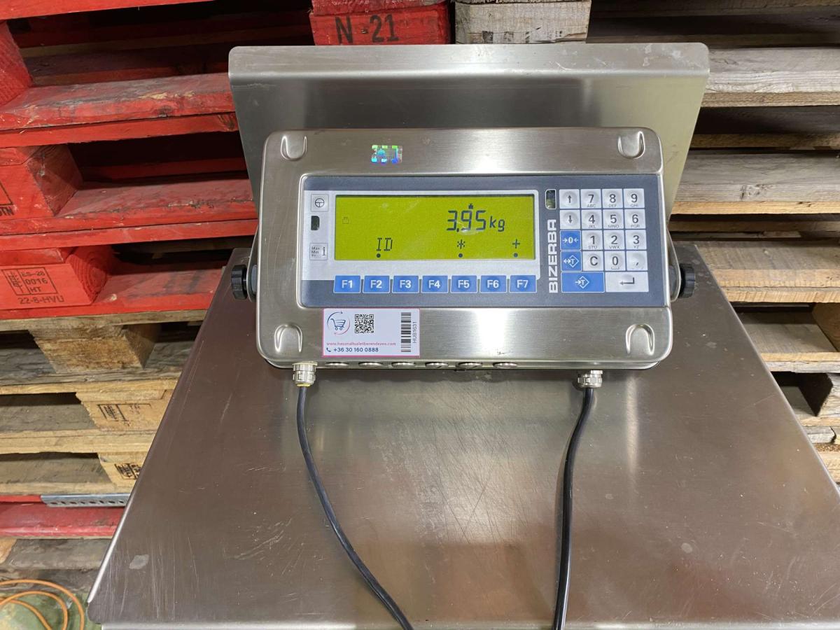 BIZERBA ST falimérleg, ládamérleg – termékfotó elölnézet