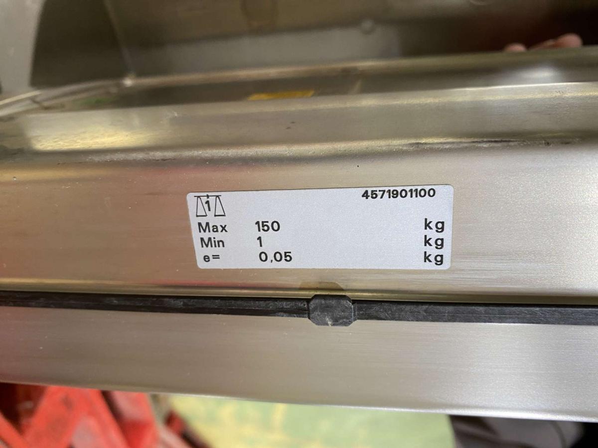 BIZERBA ST falimérleg, ládamérleg – termékfotó felülnézet