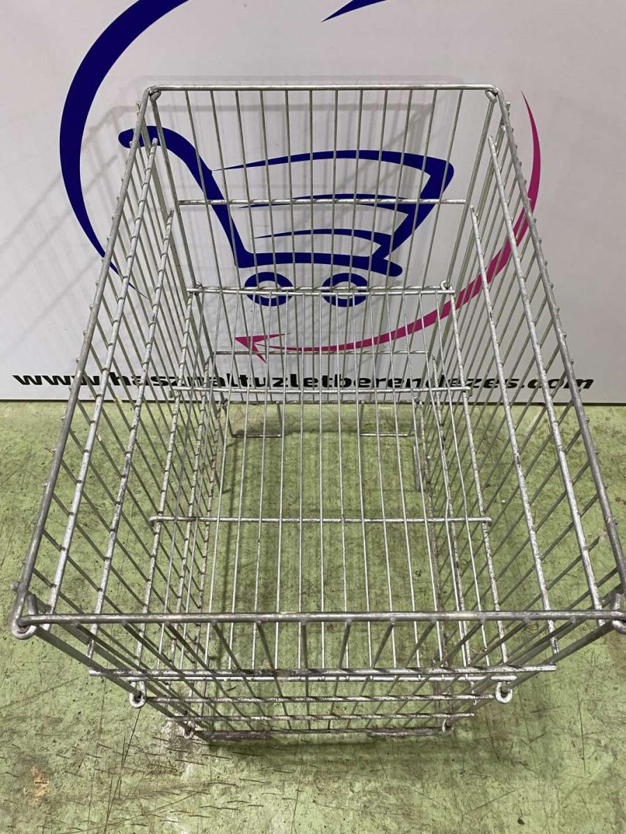 Másodkihelyezés, összecsukható kosár – termékfotó bal oldalról