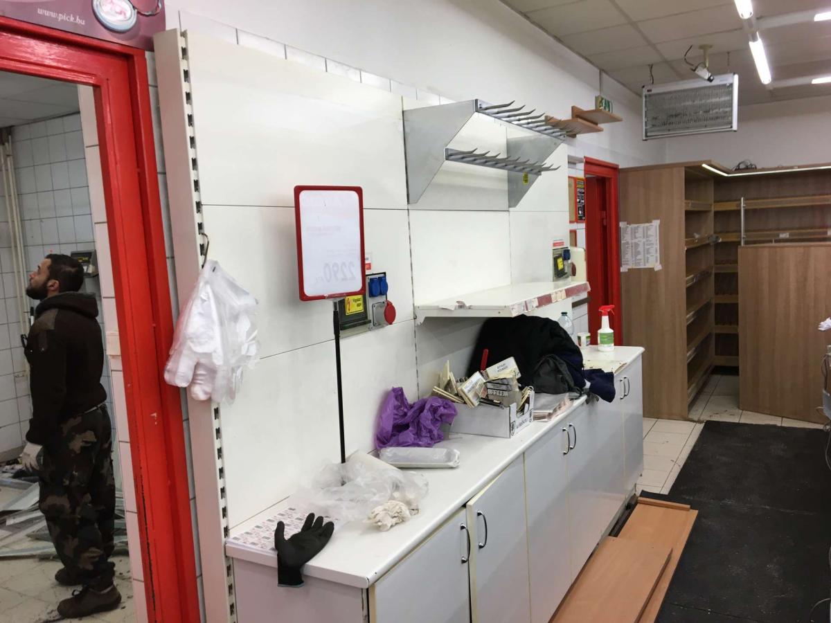 Horogsor, rozsdamentes – termékfotó alulnézet