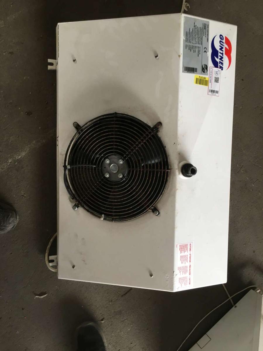 Elpárologtató Güntner GDF 030A/14 – termékfotó alulnézet