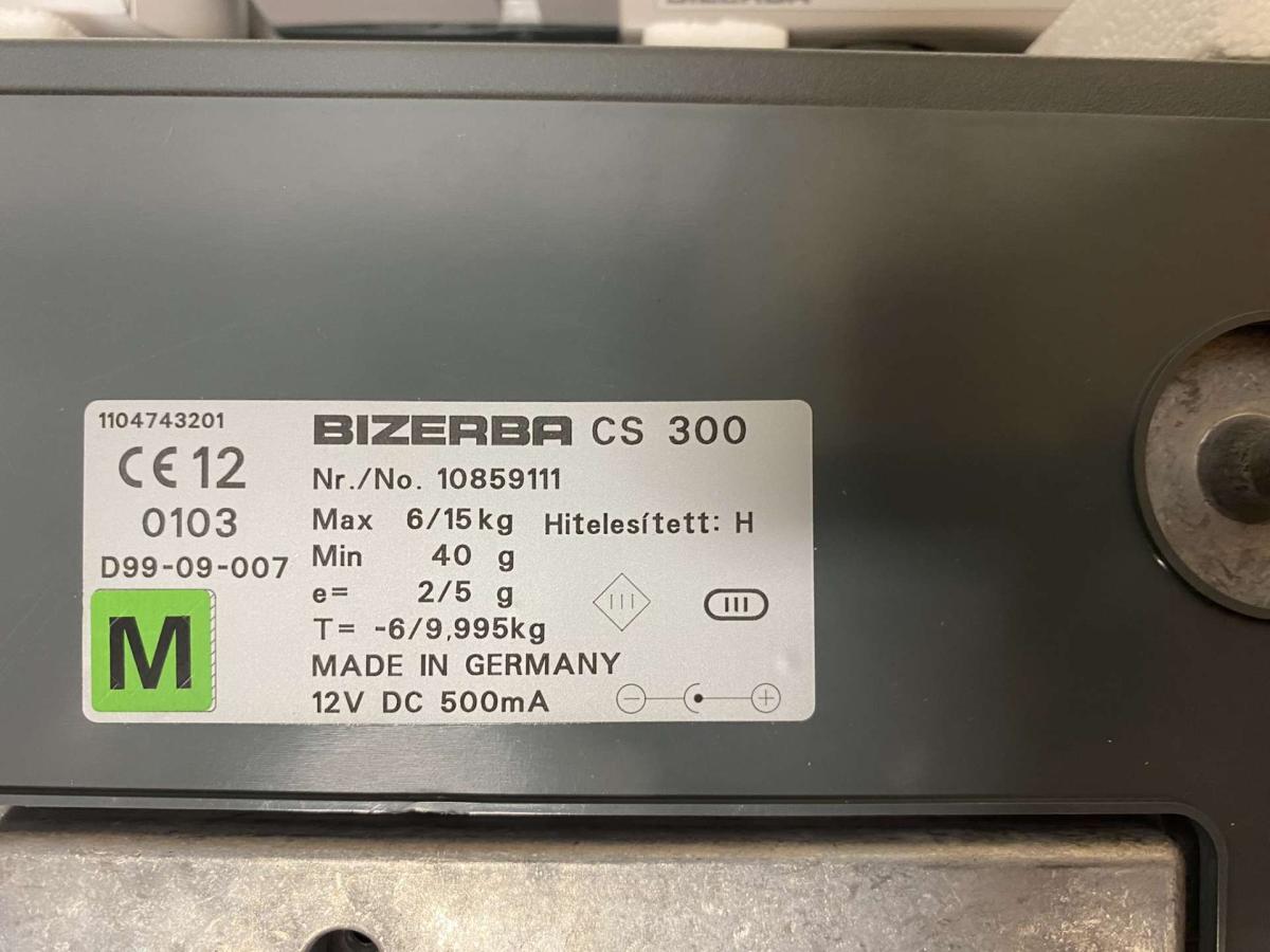 Bizerba CS 300 mérleg – termékfotó bal oldalról