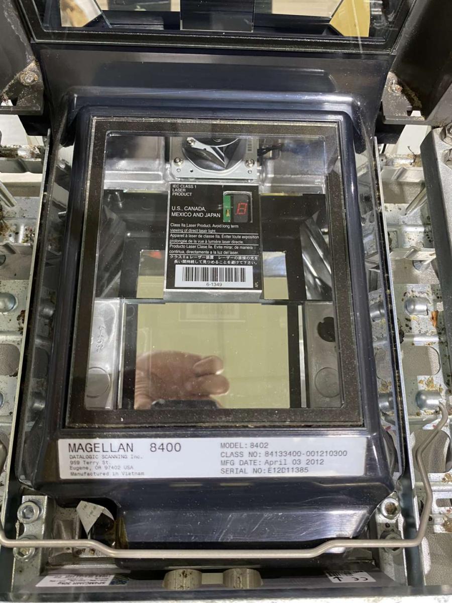 Magellán 8400 pultba építhető mérleg - szkenner – termékfotó jobb oldalról