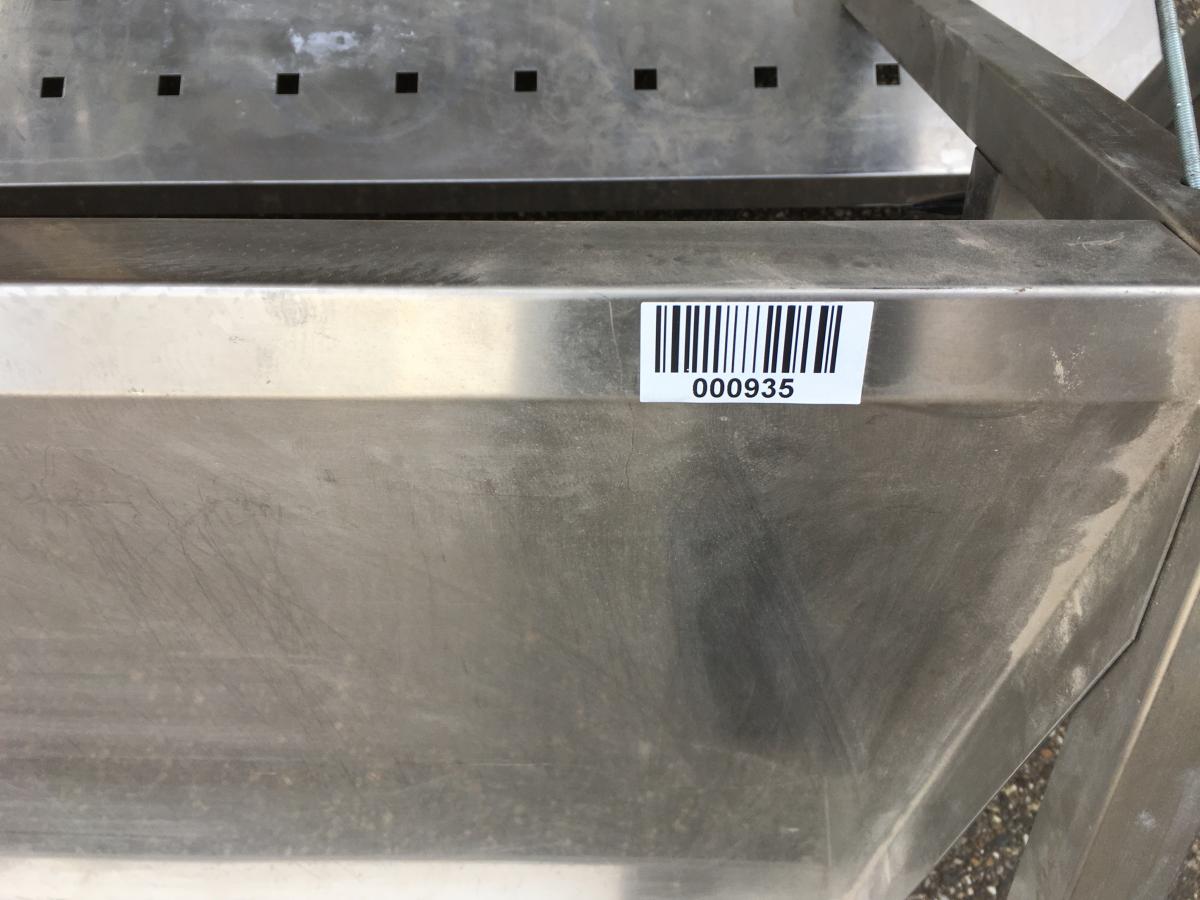 Rozsdamentes mosogatókosár tartó 160*60 – termékfotó jobb oldalról