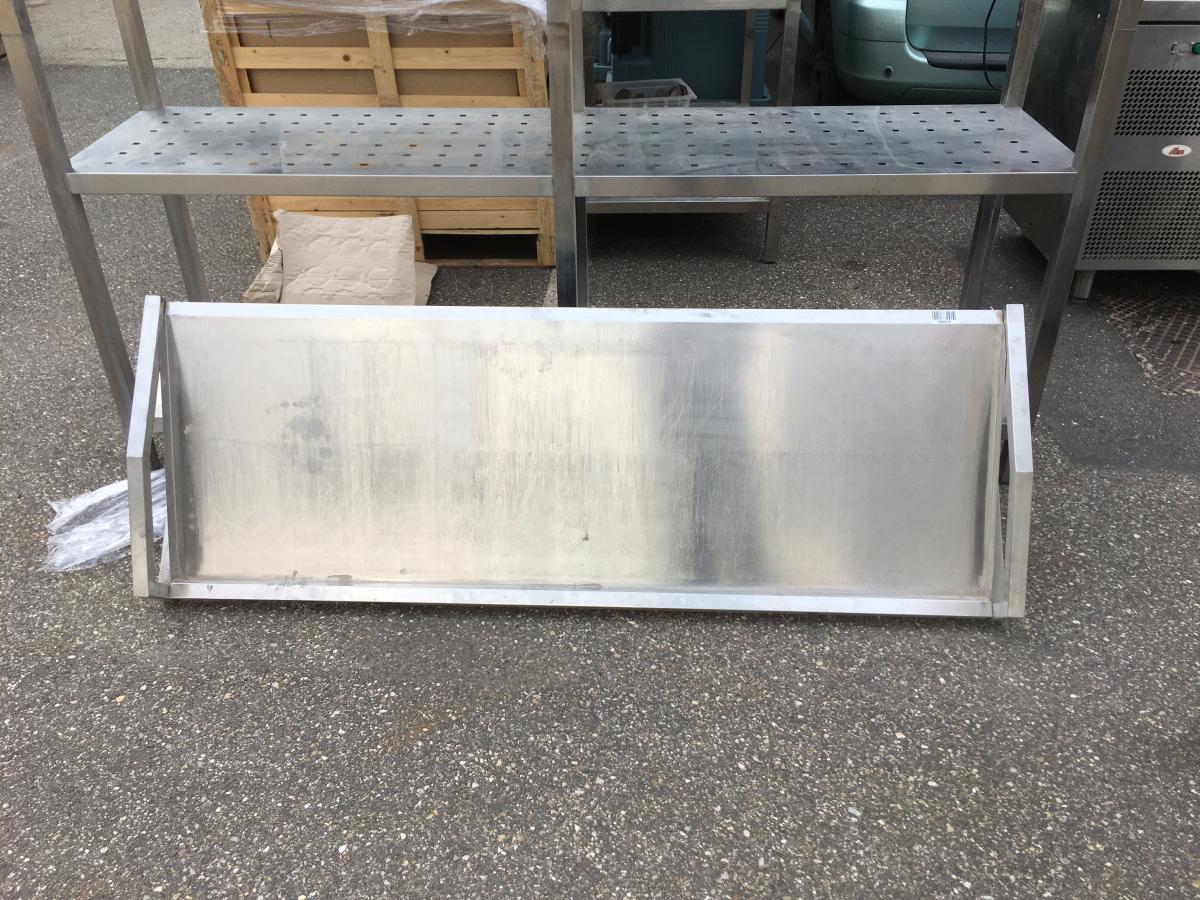 Rozsdamentes mosogatókosár tartó 160*60 – termékfotó hátulról