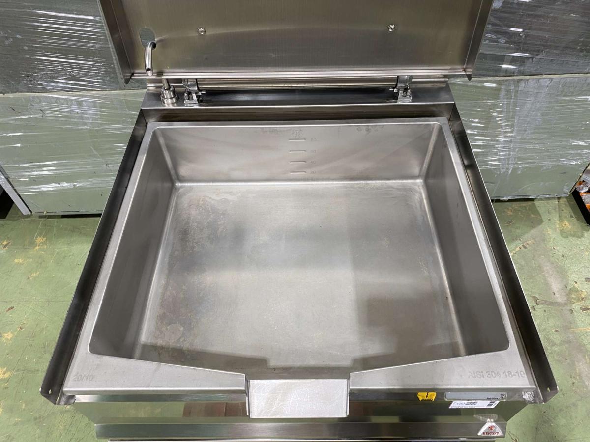 Berto's E9BR8/I elektromos billenőserpenyő 80 literes BERTOS – termékfotó felülnézet